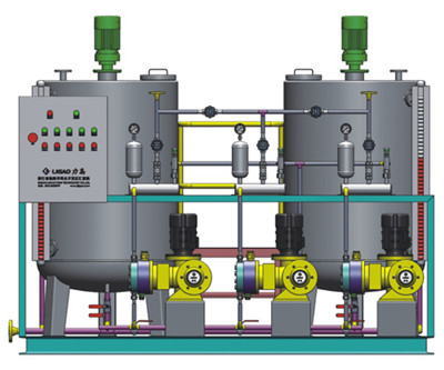 工业中央空调冷却塔循环水加药系统